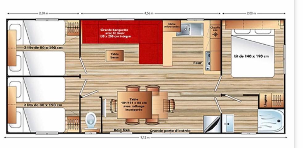 Mobilhome 6 Ca36 Vias Extérieur photo